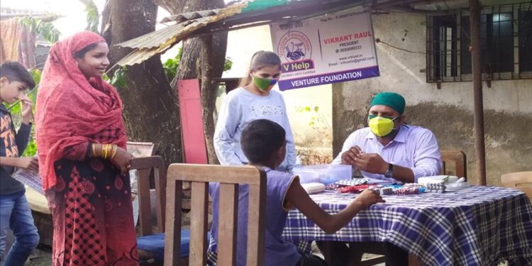 व्हेंचर फाऊंडेशनतर्फे मोफत आरोग्य तपासणी शिबीर