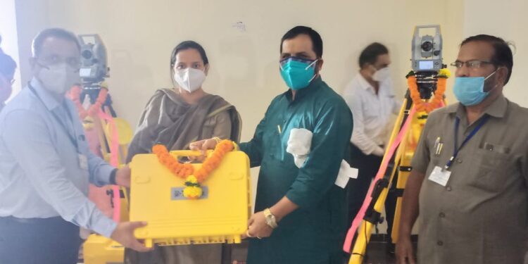 ई.टी.एस.मशीनमुळे जमीन मोजणी होणार जलद