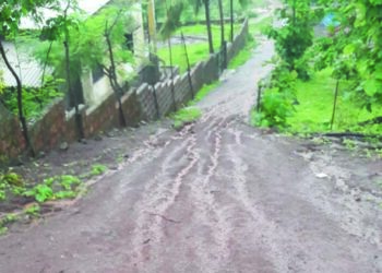 दिघी येथील घरात शिरले पाणी