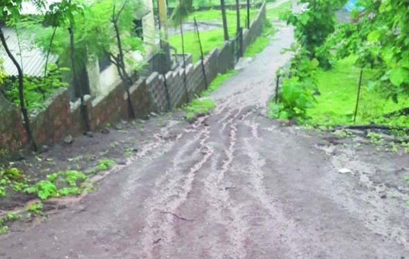 दिघी येथील घरात शिरले पाणी