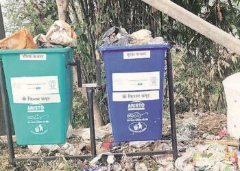 चिरनेरमध्ये कचरा व्यवस्थापन ठरतेय कुचकामी