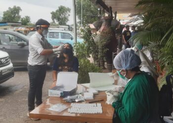 विनाकारण फिरणार्‍यांची अँटिजन तपासणी