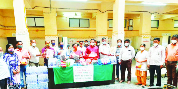 म्हसळा कोविड केंद्राला मदतीचा हात