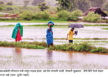 मुरूड तालुक्यात दमदार पाऊस