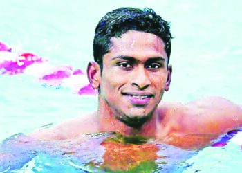 सेटे कॉली जलतरण स्पर्धेत साजन प्रकाशचा राष्ट्रीय विक्रम