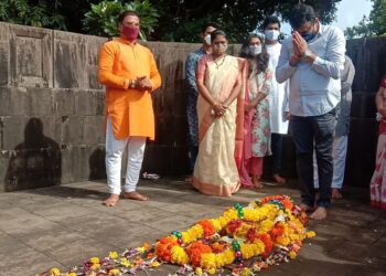 कान्होजी राजे आंग्रे यांना पुण्यतिथीनिमित्त अभिवादन