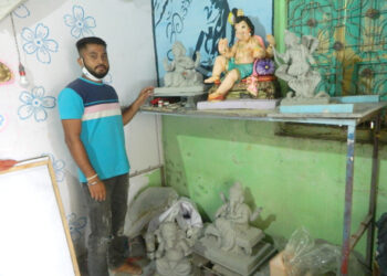 शाडूच्या गणेश मूर्तींना पसंती