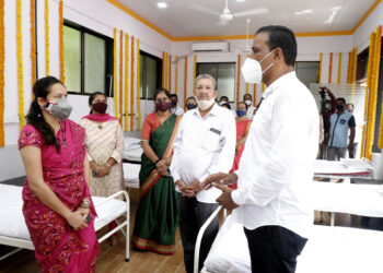 झिराड ग्रामपंचायतीचे अद्ययावत असे विलगीकरण कक्ष व रुग्णसेवा लोकार्पण