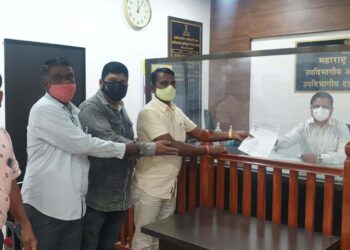 कांदळे ग्रामपंचायतीचा रस्ता रोकोचा निर्धार