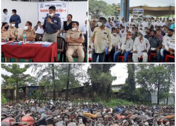 बेवारस वाहनांचा लिलाव