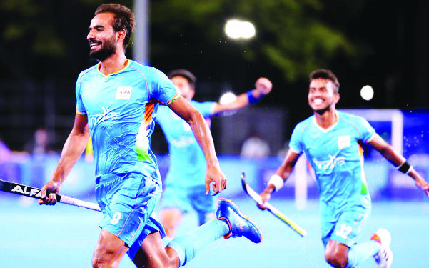 पुरुष हॉकी संघ सेमीफायनलमध्ये ; 49 वर्षांनंतर पहिल्यांदा धडक