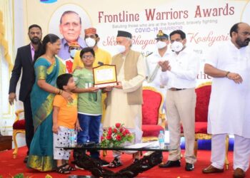 श्री भायदेच्या शौर्याला राज्यपालांची शाबासकी