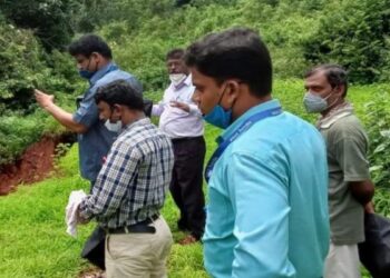 तळेकांटेत भुस्खलनामुळे 13 घरे बाधित