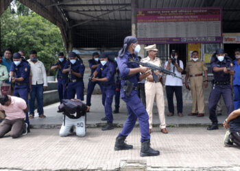 अलिबाग एसटी आगारात अतिरेक्यांच्या अटकेचा थरार