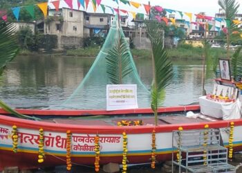 पनवेल येथे ‘मत्स्यगंधा’ जलावतरण