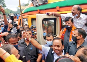जनआशीर्वाद यात्रेदरम्यान चोरी