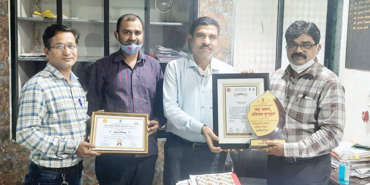 जलजीवन व स्वच्छ भारत मिशनमध्ये उत्कृष्ट कामगिरी ; खालापूर पंचायत समितीचा सन्मान