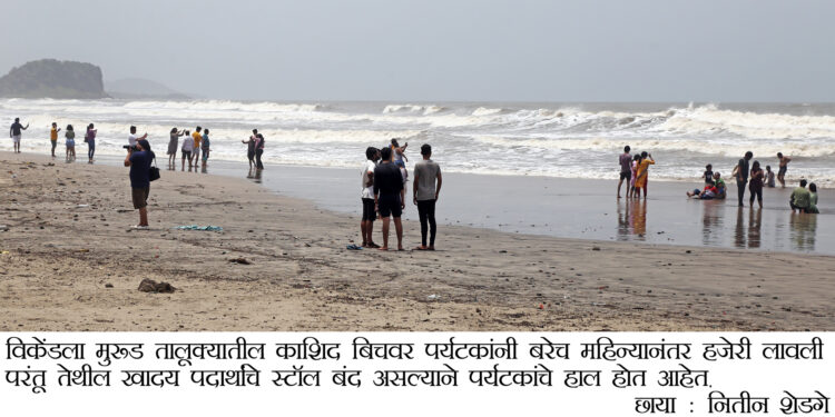 मुरुड समुद्रकिनारी एका वृद्ध महिलेचा सापडला मृतदेह