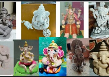 विद्यार्थी बनले मूर्तीकार