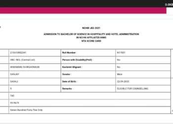 अलिबागचा हिमांशू शिरगावकर हॉटेल मॅनेजमेंट प्रवेश परीक्षेत देशात पाचवा