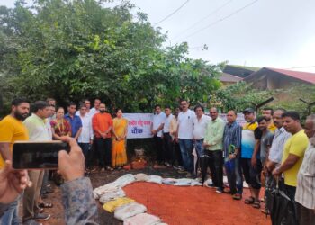 माथेरानमध्ये पत्रकार स्व. संतोष पवार यांच्या स्मरणार्थ चौकाचे नामकरण