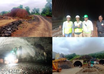 कशेडी घाटातील भुयारी मार्ग अंतिम टप्प्यात