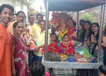 रसायनीत गणरायाला निरोप