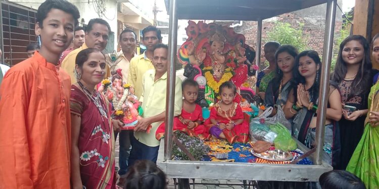 रसायनीत गणरायाला निरोप