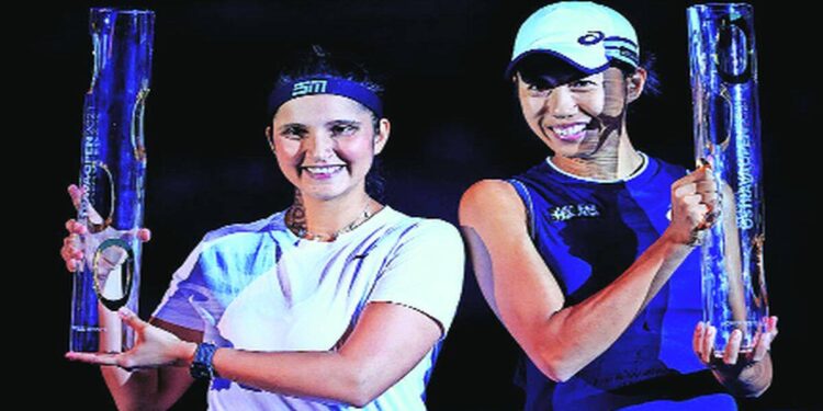 टेनिस स्पर्धेत सानियाला जेतेपद