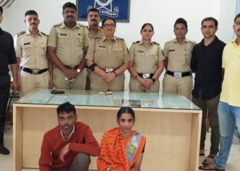 गांजा प्रकरण! पती-पत्नी पोलिसांच्या ताब्यात