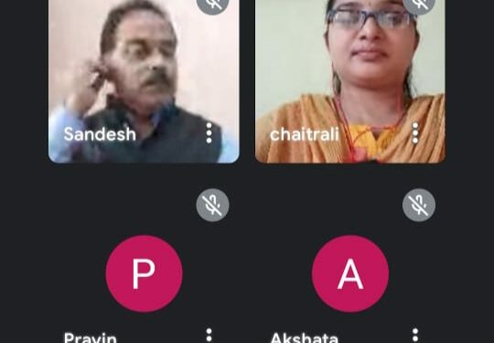 आनंदीबाई प्रधान महाविद्यालयात शिक्षक दिन उत्साहात