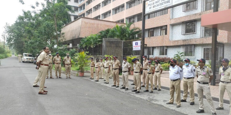 रसायनीत  पोलीस भरती परीक्षा