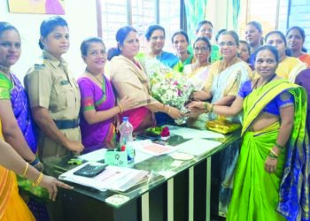 सुधागड राष्ट्रवादीतर्फे नवदुर्गांचा सन्मान