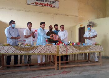 शंकर शिंदे यांचा सन्मान