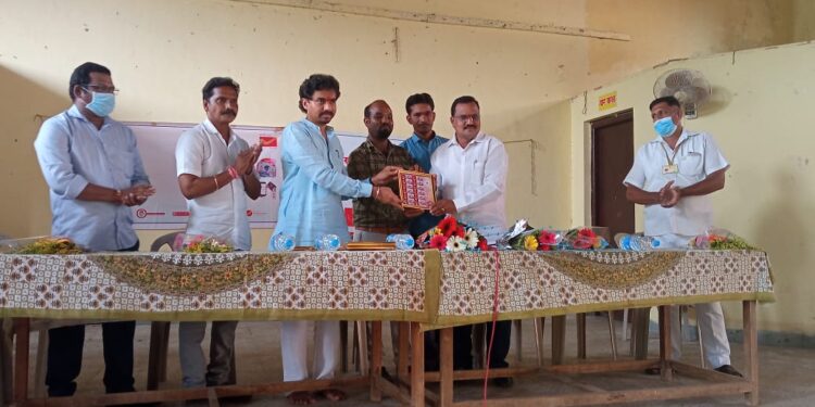 शंकर शिंदे यांचा सन्मान