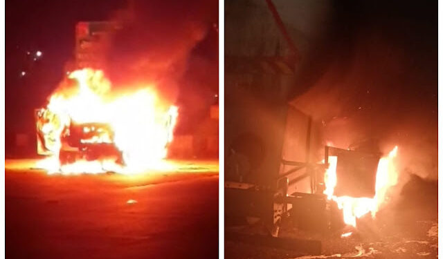 मुंबई-पुणे मार्गावर आगीच्या घटना