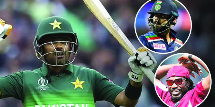 पाकिस्तानच्या बाबर आझमने ख्रिस गेल आणि विराटला टाकले मागे