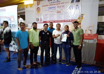 राज्यस्तरीय कुस्ती स्पर्धेत प्राची भोईरला ब्रॉझ पदक