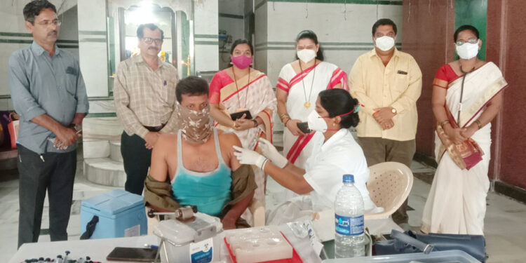 कर्जत नगरपरिषद क्षेत्रात लसीकरण