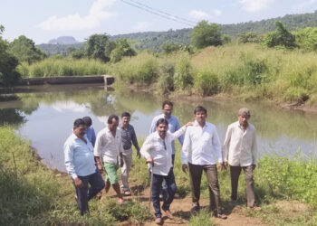 पाली – बंधारा उठला शेतकर्‍यांच्या मुळावर