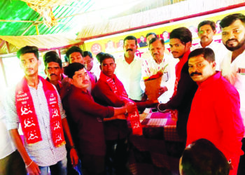 शेकाप कार्यकर्ता एकनिष्ठ विलास थोरवे यांचा विश्‍वास