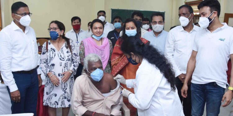 झिराड ग्रामपंचायत हद्दीत 100 टक्के लसीकरण