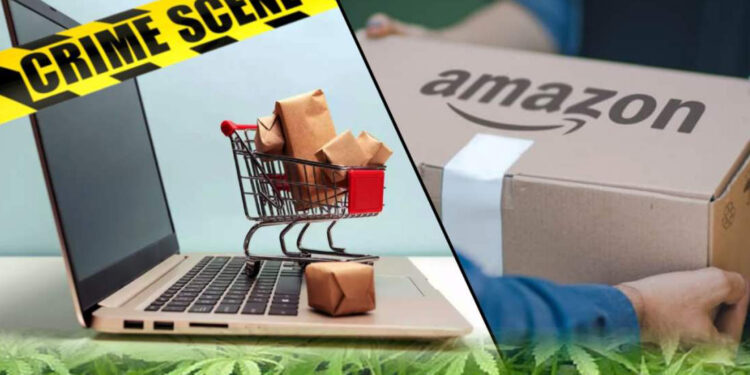 अ‍ॅमेझॉनवरून गांजाची विक्री