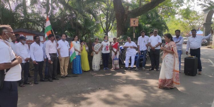 अलिबागमध्ये संविधान दिनानिमित्त संविधान जागर यात्रा