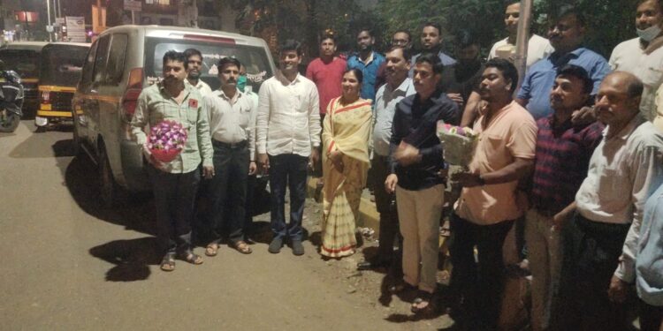 नगरसेवक निधीतुन विद्युत दिव्यांचे काम पूर्ण