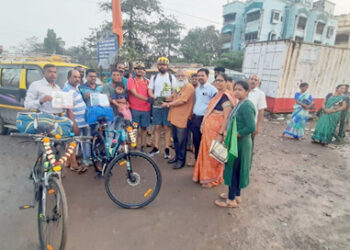 पर्यावरण जनजागृतीसाठी सायकल रॅली