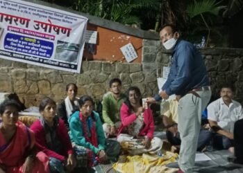 लाडीवलीतील महिलांचे उपोषण तात्पुरता स्थगित