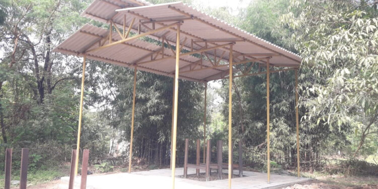 मुठवली स्मशानभूमीसाठी निधी