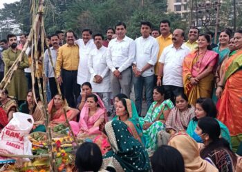 खोपोलीत छट पूजा उत्सव मोठ्या उत्साहात साजरा