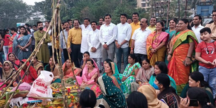 खोपोलीत छट पूजा उत्सव मोठ्या उत्साहात साजरा